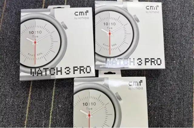 CMFbyNothingWatch3Pro智能手表包装曝光：满电续航13天(图1)