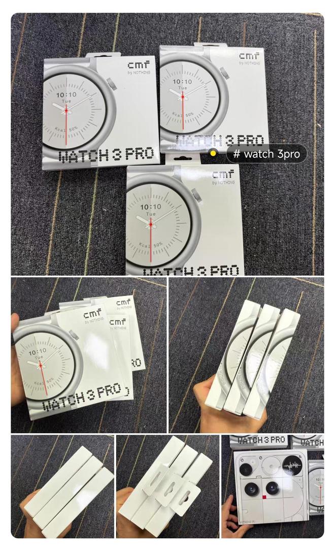 CMFbyNothingWatch3Pro智能手表包装曝光：满电续航13天(图4)