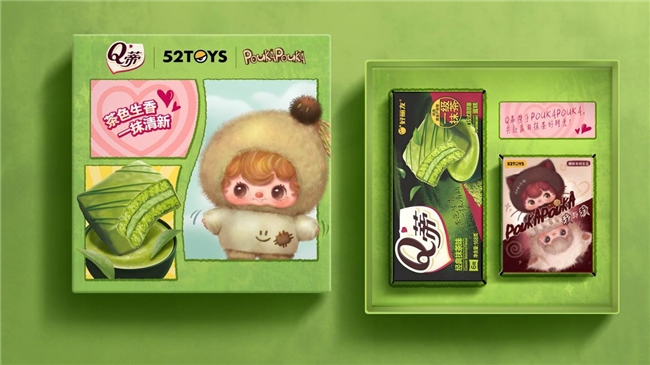 POUKAPOUKA与Q蒂梦幻联动推出春日限定治愈礼盒(图2)